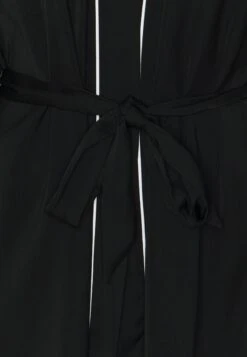 Anna Field Amanda Satin Dressing Gown - Badjas - Black -Anna Field 4cb2427b486e4ab3b54c4c6bf8a5de97