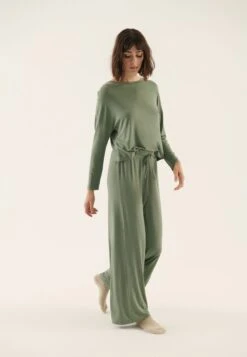 Anna Field Wide Leg - Pyjama - Khaki -Anna Field b0582ddda7cb423eabcd79a9b5e373dc