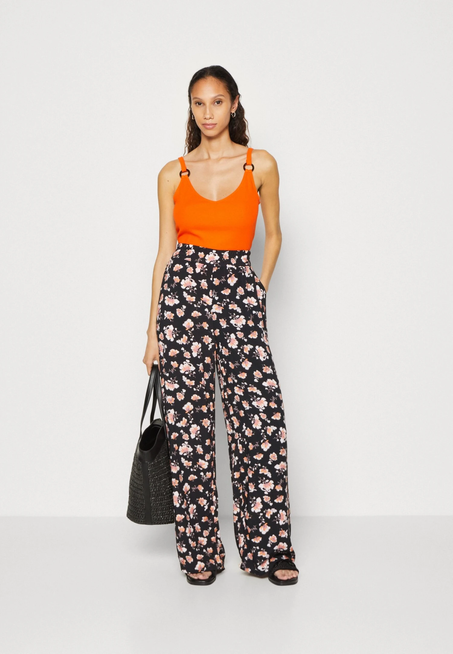 Anna Field Broek - Black/Multi-Coloured 2 Anna Field Broek - Black/Multi-Coloured - Afbeelding 2