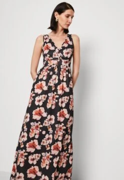 Anna Field Maxi-Jurk - Black/Pink/Multicoloured -Anna Field f02dcc59f4d24d54a8081ca50633f54c