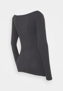 2 Pack - Longsleeve - Dark Grey/White -Anna Field f77f7f72a53c43e38eef7ab83ca0d433